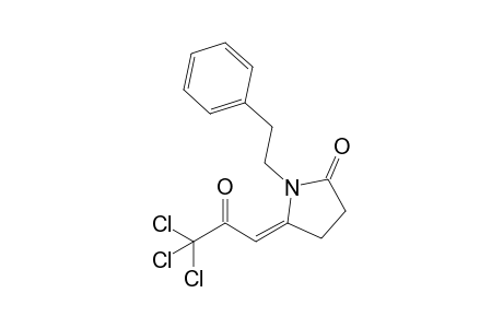 1-(2''-Phenylethyl)-5-[3',3',3'-trichloro-2'-oxopropylidene]pyrrolidin-2-one
