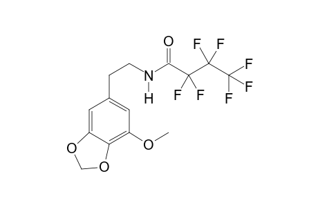 3-Methoxy-4,5-methylenedioxyphenethylamine HFB
