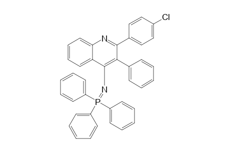 2-(4-Chlorophenyl)-3-phenyl-4-(triphenylphosphoranylideneamino)quinoline