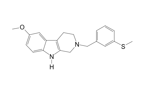 N2-(3-Methylthiobenzyl)-5-methoxytryptamine-A (CH2O,-H2O)