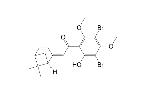 (1R)-2-(6,6-Dimethylbicyclo[3.1.1]hept-2-ylidene)-1-(3,5-dibromo-2-hydroxy-4,6-dimethoxyphenyl)ethanone