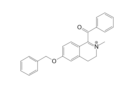 N-METHYL-1-BENZOYL-6-BENZYLOXY-3,4-DIHYDROISOQUINOLINE