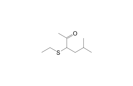 3-ethylthio-5-methyl-2-hexanone