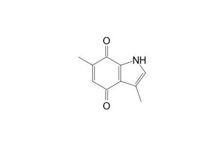 3,6-Dimethyl-1H-indole-4,7-dione