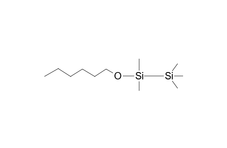1-(Hexyloxy)-1,1,2,2,2-pentamethyldisilane