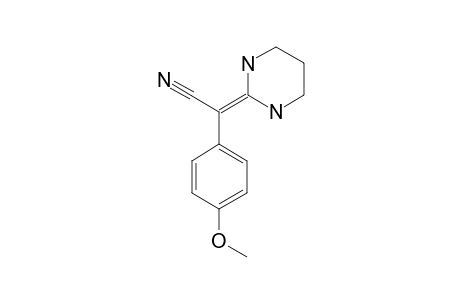 (2-HEXAHYDROPYRIMIDINYLIDENE)-(4-METHOXYPHENYL)-ACETONITRILE