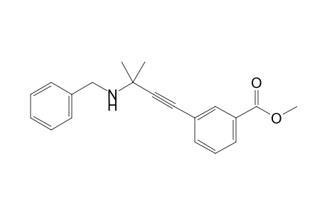 3-(3-Benzylamino-3-methylbut-1-ynyl)benzoic acid methyl ester