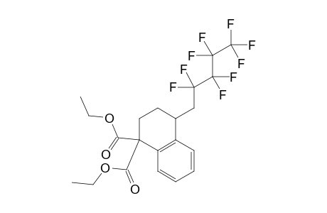 Diethyl 4-(2,2,3,3,4,4,5,5,5-Nonafluoropentyl)-3,4-dihydronaphthalene-1,1(2H)-dicarboxylate