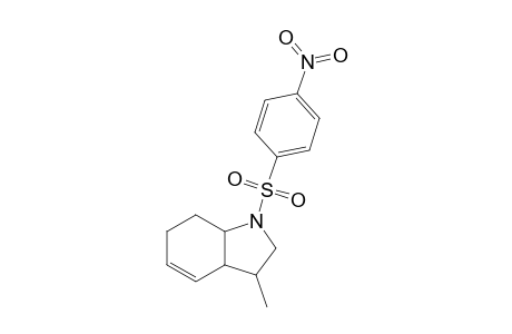 1-(p-Nitrophenylsulfonyl)-3-methyl-2,3,3a,6,7,7a-hexahydro-1H-indole