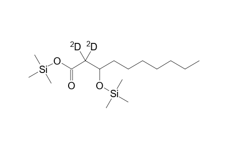 2,2-D2-3-hydroxycapric acid 2TMS