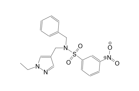 benzenesulfonamide, N-[(1-ethyl-1H-pyrazol-4-yl)methyl]-3-nitro-N-(phenylmethyl)-