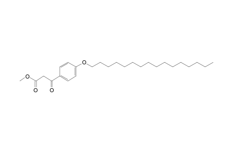 [p-(hexadecyloxy)benzoyl]acetic acid, methyl ester