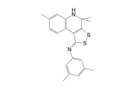 N-(3,5-dimethylphenyl)-N-[(1Z)-4,4,7-trimethyl-4,5-dihydro-1H-[1,2]dithiolo[3,4-c]quinolin-1-ylidene]amine