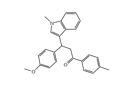 3-(p-METHOXYPHENYL)-4'-METHYL-3-INDOLYL)PROPIOPHENONE