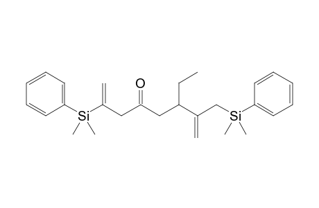 2-[dimethyl(phenyl)silyl]-7-[[dimethyl(phenyl)silyl]methyl]-6-ethyl-4-octa-1,7-dienone