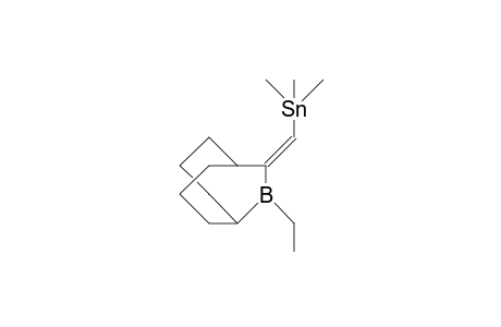 10-Bora-bicyclo(3.3.2)decane alkenyl-stannane, compound 13