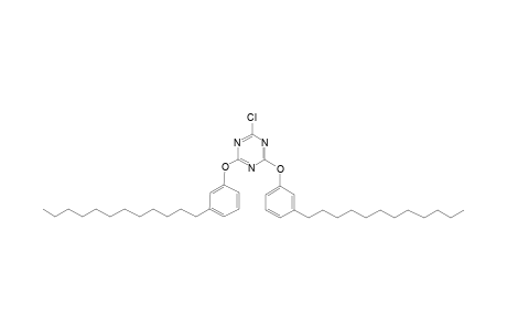 6-Chloro-2,4-bis(4-N-dodecylphenoxy)-1,3,5-triazine