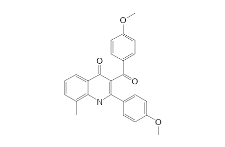 3-(4-METHOXYBENZOYL)-2-(4-METHOXYPHENYL)-8-METHYLQUINOLIN-4(1H)-ONE