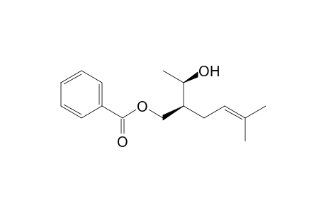 1,3-Butanediol, 2-(3-methyl-2-butenyl)-, 1-benzoate, [R-(R*,S*)]-