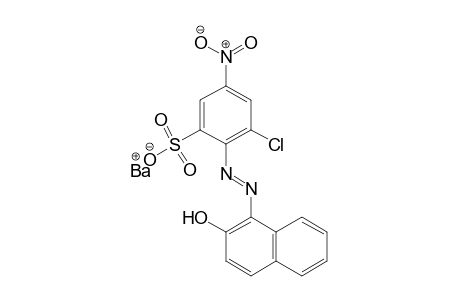 2-Amino-3-chloro-5-nitrobenzolsulfonic acid->2-Naphthol/Ba salt