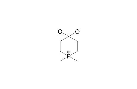 1,1-dimethylphosphinan-1-ium-4,4-diol