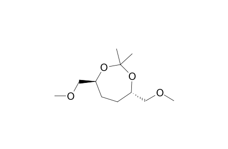 (4S,7S)-4,7-bis(methoxymethyl)-2,2-dimethyl-1,3-dioxepane