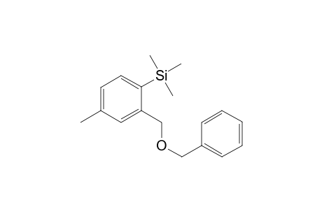 [(2-(Benzyloxy)methyl)(4-methylphenyl)](trimethyl)silan