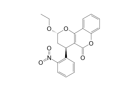 TRANS-3,4-DIHYDRO-2-ETHOXY-4-(ORTHO-NITROPHENYL)-2H,5H-PYRANO-[3,2-C]-[1]-BENZOPYRAN-5-ONE