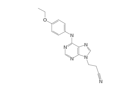 9-BETA-CYANOETHYL-6-(PARA-ETHOXYPHENYLAMINO)-PURINE