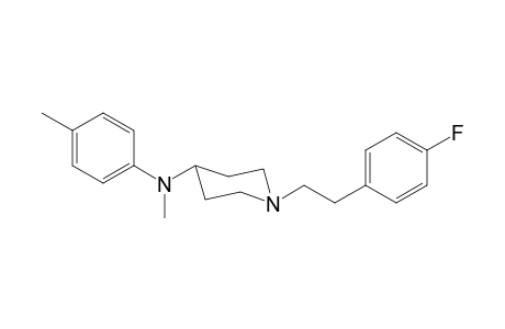 1-[2-(4-Fluorophenyl)ethyl]-N-methyl-N-4-methylphenylpiperidin-4-amine