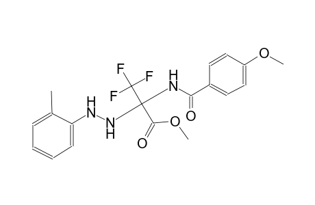 alanine, 3,3,3-trifluoro-N-(4-methoxybenzoyl)-2-[2-(2-methylphenyl)hydrazino]-, methyl ester
