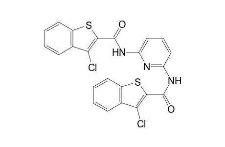 2,6-N,N'-pyridilen-bis-1-chloro-benzo[b]thiophene-2-carboxamide