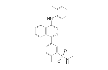 N,2-dimethyl-5-[4-(2-toluidino)-1-phthalazinyl]benzenesulfonamide