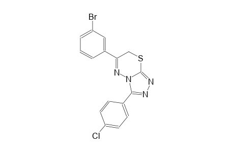 6-(3-bromophenyl)-3-(4-chlorophenyl)-7H-[1,2,4]triazolo[3,4-b][1,3,4]thiadiazine