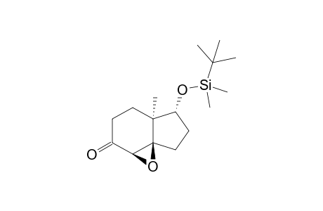 (1R*,3aR*,4R*,7aS*)-1-[(tert-Butyldimethylsilyl)oxy]-3a,4-epoxy-7a-methylperhydroinden-5-one