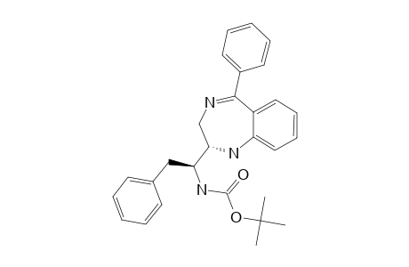 tert-butyl N-[(1S)-2-phenyl-1-[(2S)-5-phenyl-2,3-dihydro-1H-1,4-benzodiazepin-2-yl]ethyl]carbamate