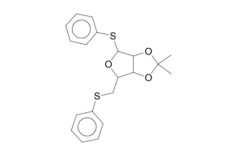 alpha-D-RIBOFURANOSIDE, PHENYL-2,3-O-ISOPROPYLIDEN-6-S-PHENYL-1,6-DITHIO-