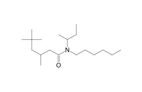 Hexanamide, 3,5,5-trimethyl-N-(2-butyl)-N-hexyl-