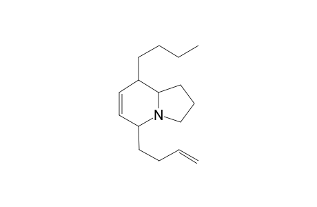 8-Butyl-5-(3'-buten-1'-yl)-6,7-dehydroindolizidine