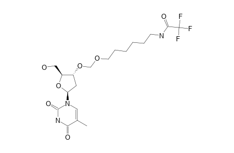 3'-O-(N-TRIFLUOROACETYL-OMEGA-AMINOHEXANOXYMETHYL)-THYMIDINE