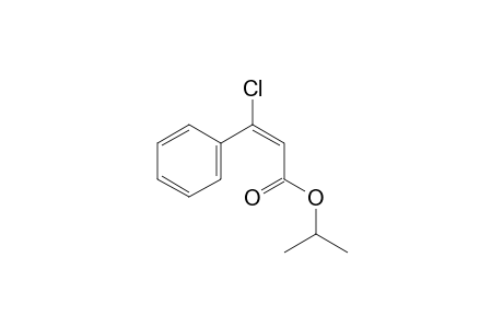 (E)-3-chloro-3-phenyl-2-propenoic acid propan-2-yl ester