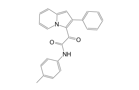 N-(4-methylphenyl)-2-oxo-2-(2-phenyl-3-indolizinyl)acetamide