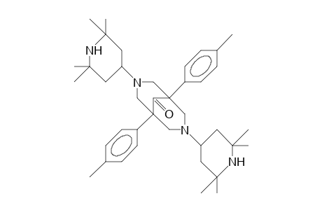 3,7-Diazabicyclo[3.3.1]nonan-9-one, 1,5-bis(4-methylphenyl)-3,7-bis(2,2,6,6-tetramethyl-4-piperidinyl)-