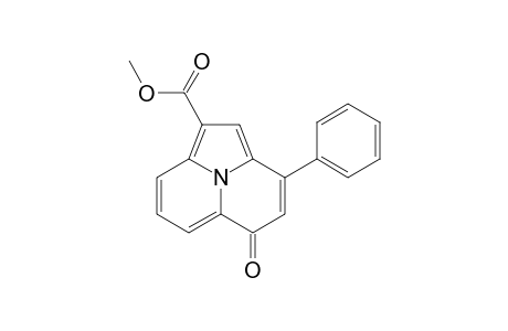 Methyl 5-oxo-3-phenyl-5H-pyrrolo[2,1,5-de]quinolizin-1-carboxylate