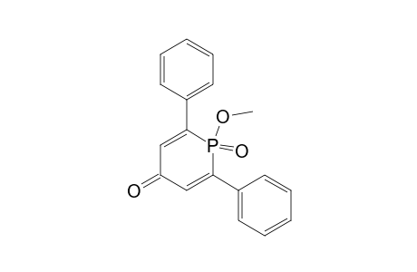 4(1H)-Phosphorinone, 1-methoxy-2,6-diphenyl-, 1-oxide