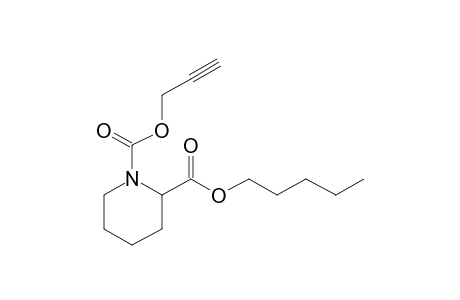 Pipecolic acid, N-propargyloxycarbonyl-, pentyl ester