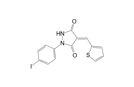 (4Z)-1-(4-Iodophenyl)-4-(2-thienylmethylene)-3,5-pyrazolidinedione