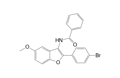 N-(2-(4-Bromophenyl)-5-methoxybenzofuran-3-yl)benzamide