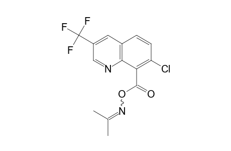 2-Propanone, O-[[7-chloro-3-(trifluoromethyl)-8-quinolinyl]carbonyl]oxime