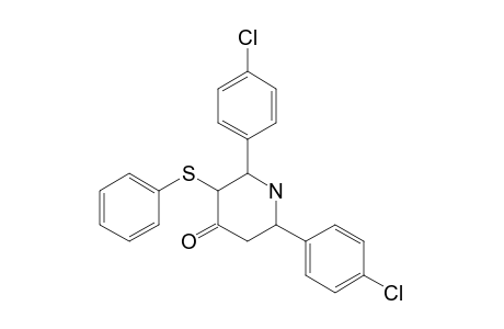 2,6-DI-(PARA-CHLOROPHENYL)-3-(PHENYLTHIO)-PIPERIDIN-4-ONE
